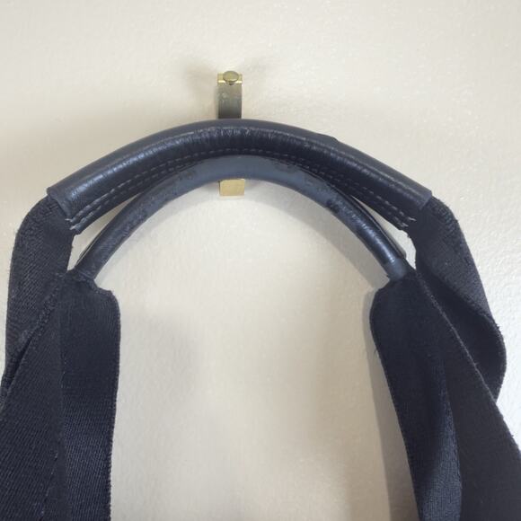 Coach Daisy Signature Tote Shoulder Bag Black Gray M Classic Style - Picture 5 of 15